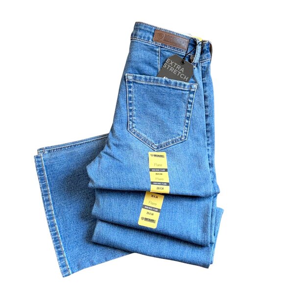 NEW Rock & Roll Denim Highrise Relaxed Flare Jeans – Women's Size 26x34 - Picture 8 of 8